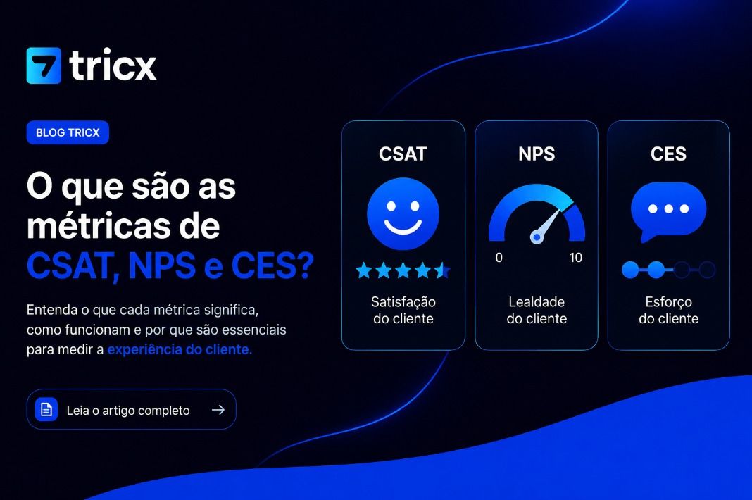 NPS, CSAT e CES: Entenda a diferença entre as principais métricas de experiência do cliente